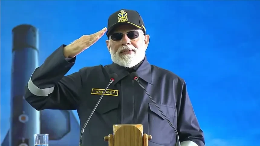 pm-modi-diwali-2025-ins-vikraPM Modi celebrates Diwali 2025 with Navy personnel on INS Vikrantnt